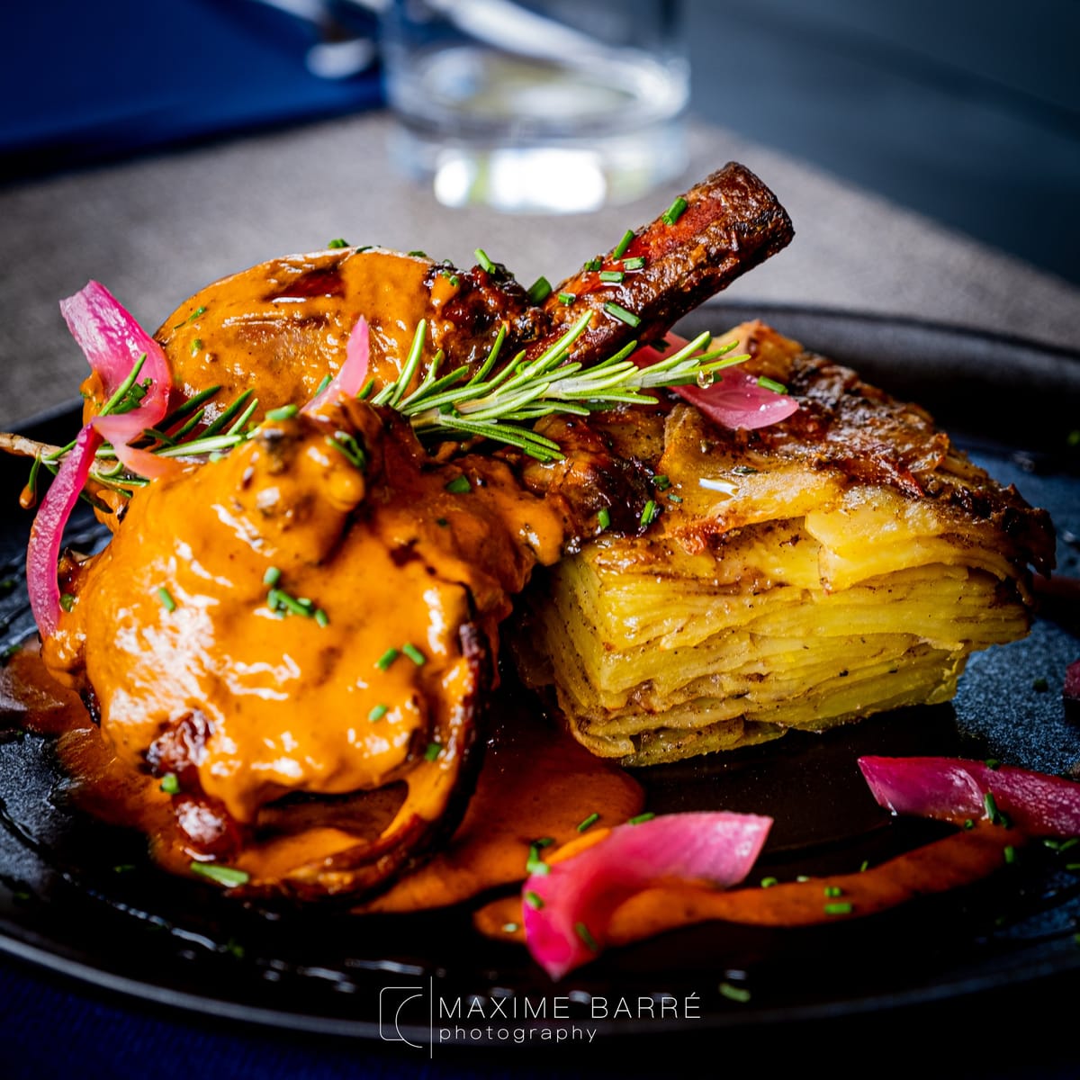 Pièce du boucher et pommes de terre, cuisine bistronomique